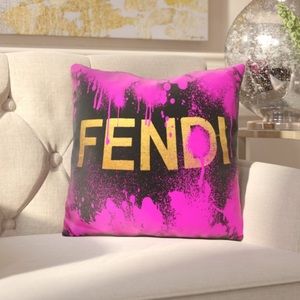 Fendi throw pillow Brand New